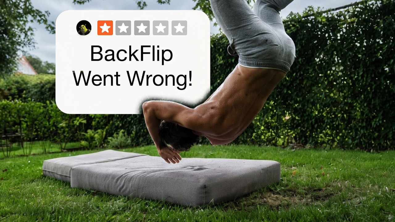 I Tried To Learn A BackFLip in 1 Day! - YouTube
