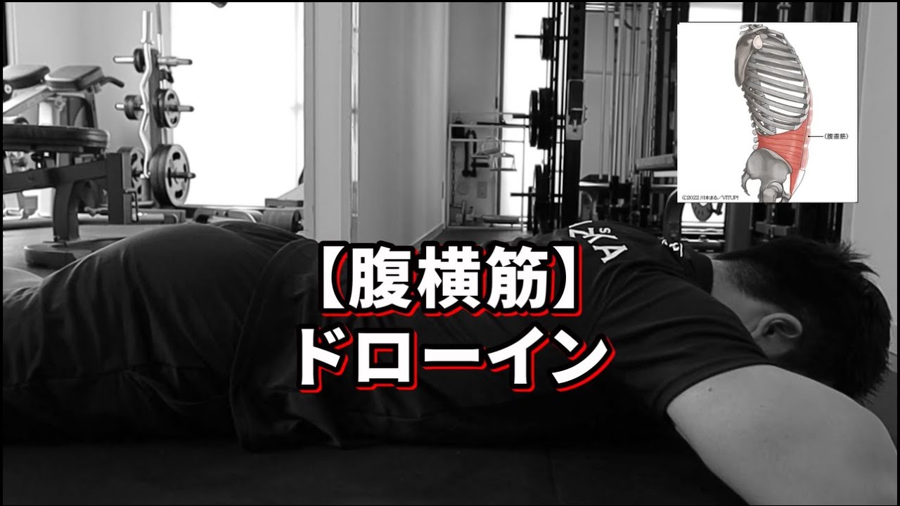 【ドローイン】腹横筋のトレーニング【バズーカ岡田の筋肉事典】