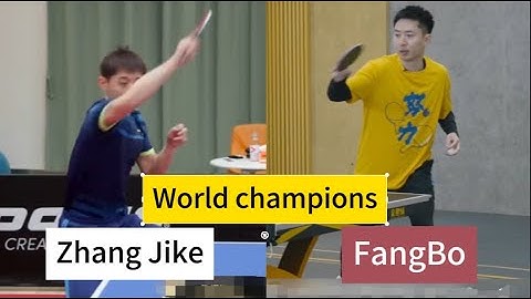 2 World champions  explain the difference between forehand looping down the line and diagonal shots