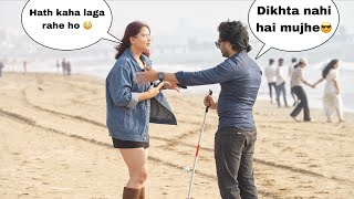 Blind Man Picking Up Girl In Mumbai Zia Kamal