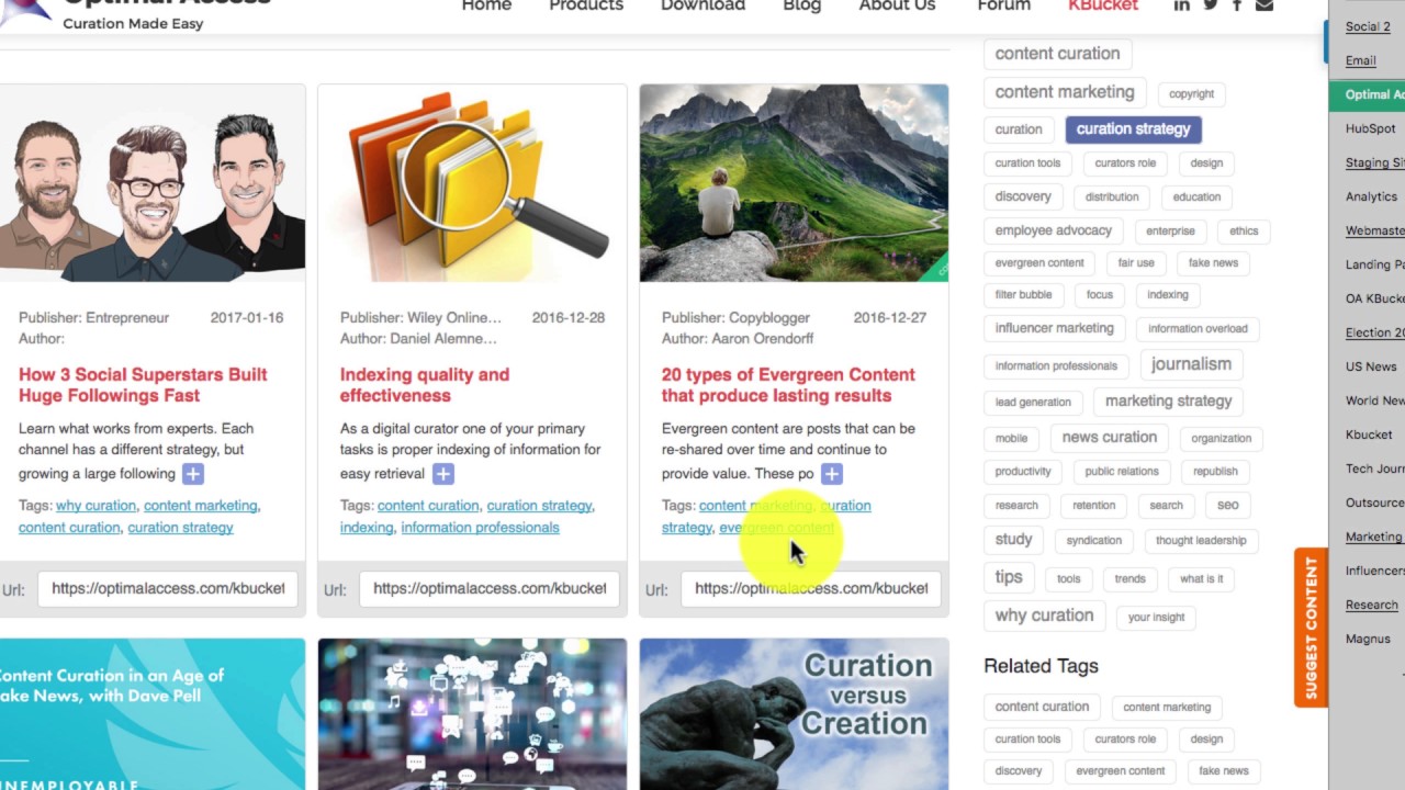 Related Tags in KBucket