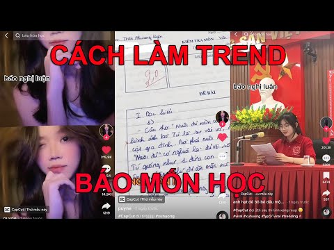 Video CÁCH LÀM TREND 