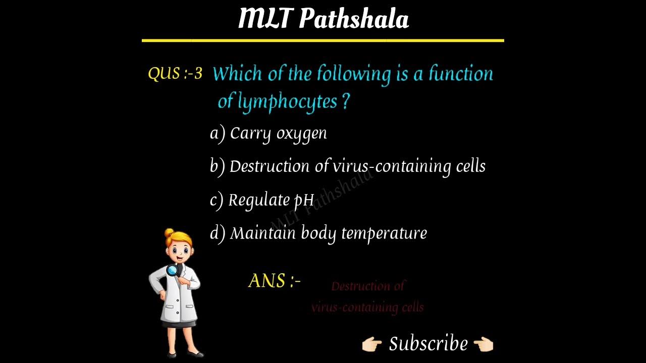 MLT MCQs 18🎯 Lab Technician Interview Questions Answer 💯 MLT Status 🧫