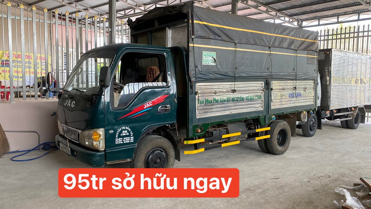 Jac đời 2008, tải 2t ,thùng dài 4m3, ☎️0946299995 - YouTube