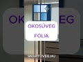 🎬 EZ AZ ÜVEG EGY GOMBNYOMÁSRA ELSÖTÉTÜL 😳 #smartglass #okosüveg #interiordesign#pdlc#kapcsolhatóüveg