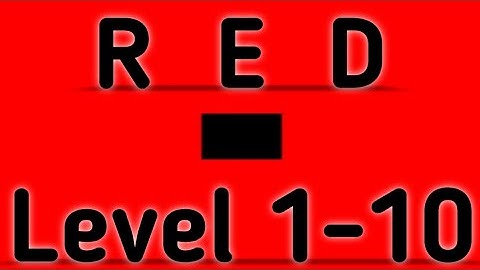 Red Level 1 2 3 4 5 6 7 8 9 10 Full Walkthrough Gameplay Android Barte Bonte IOS RED Puzzle Game