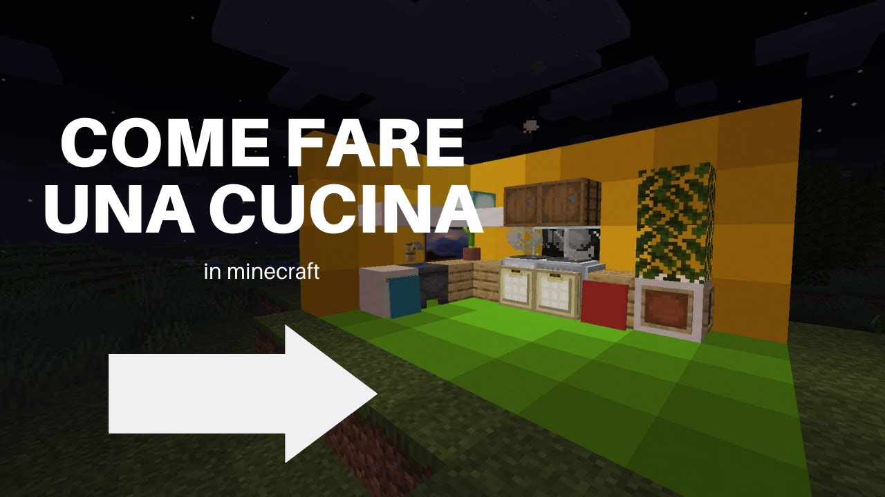 COME FARE UNA CUCINA IN MINECRAFT *tutorial #1* - YouTube