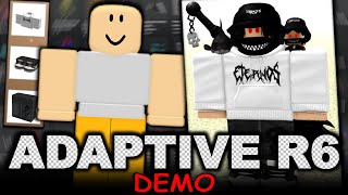 Adaptive R6 is kind of here!? EARLY DEMO TEST! (ROBLOX ACCESSORY NEWS)