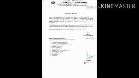 সকলো ডিগ্রী আৰু PG ছাত্র ছাত্রীলৈ গুৱাহাটী বিশ্ববিদ্যালয়ৰ পৰা আহিল নতুন জাননী(Notice From GU) UG,PG