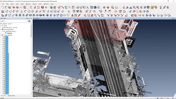 LiDAR Applications, Mobile Mapping Systems / PolyWorks software - Cross Sections Creation