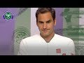 Roger Federer Semi-Final Press Conference Wimbledon 2019