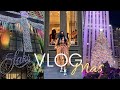 VLOGMAS: Coat Update, Traveling To New York, SAKS Christmas Display | GeranikaMycia