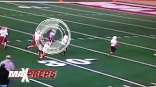 Sixth grader Kobe Blackmon rips ball away from receiver for an amazing TD #MPTopPlay