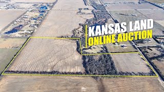 60 Acres - Future Development, Farming, Hunting - Kansas Land Auction near Valley Center