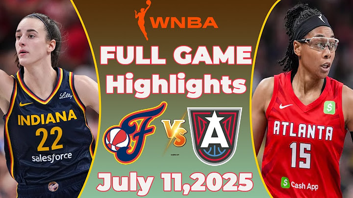 Indiana Fever vs. Atlanta Dream  [ FULL GAME ] Wnba 2025 Season | WNBA Highlights today