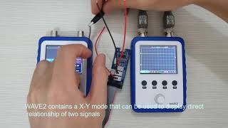 WAVE2 dual channel oscilloscope