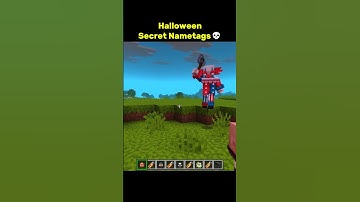 Minecraf Secret Nametags #minecraft #memes #shorts  #edit #halloween  #minecraftrealistic