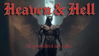 Heaven and Hell ( Black Sabbath ), AI generated art Video - Heaven And Hell - Live -