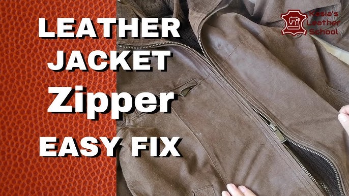 How to fix a zipper on jackets (no sewing) 