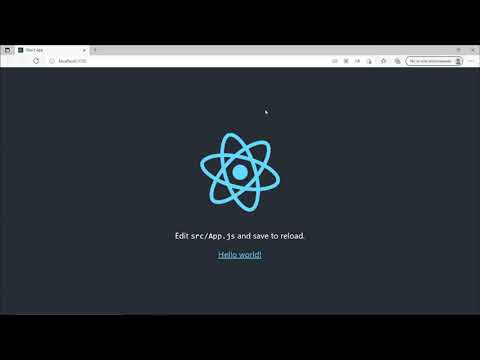 First React Application (Hello World!)