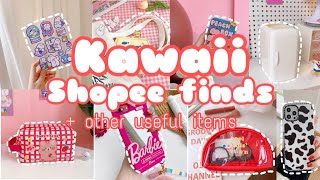 🙆🏽‍♀️kawaii shopee finds + stationery haul + aesthetic & useful items screenshot 1