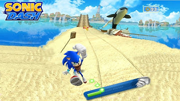 Sonic Dash - New Update New Levels Gameplay ( android,ios ) #Shorts