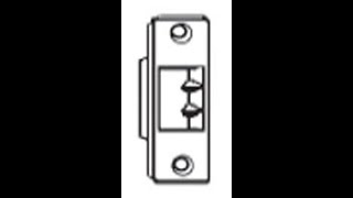 Detex ECL 439K Mortise Strike Plate Kit