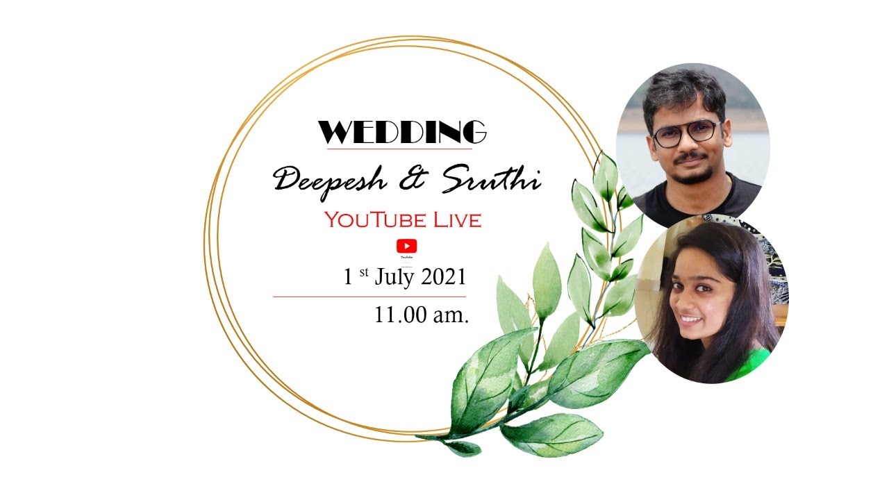 Deepesh weds Sruthi