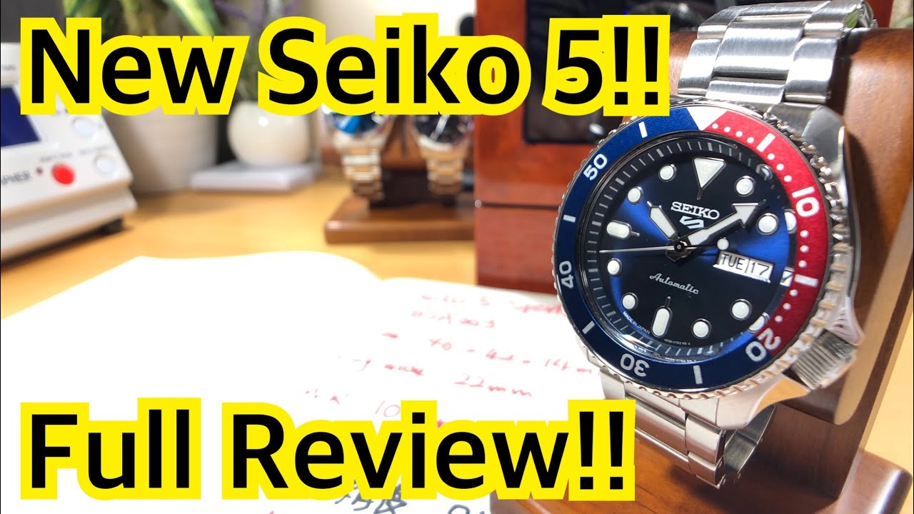 ✅新型‼️SEIKO 5 Sports FUL REVIEW フルレビュー SBSA003 SRPD53K1 Pepsi SKX  Replacement 2019.9