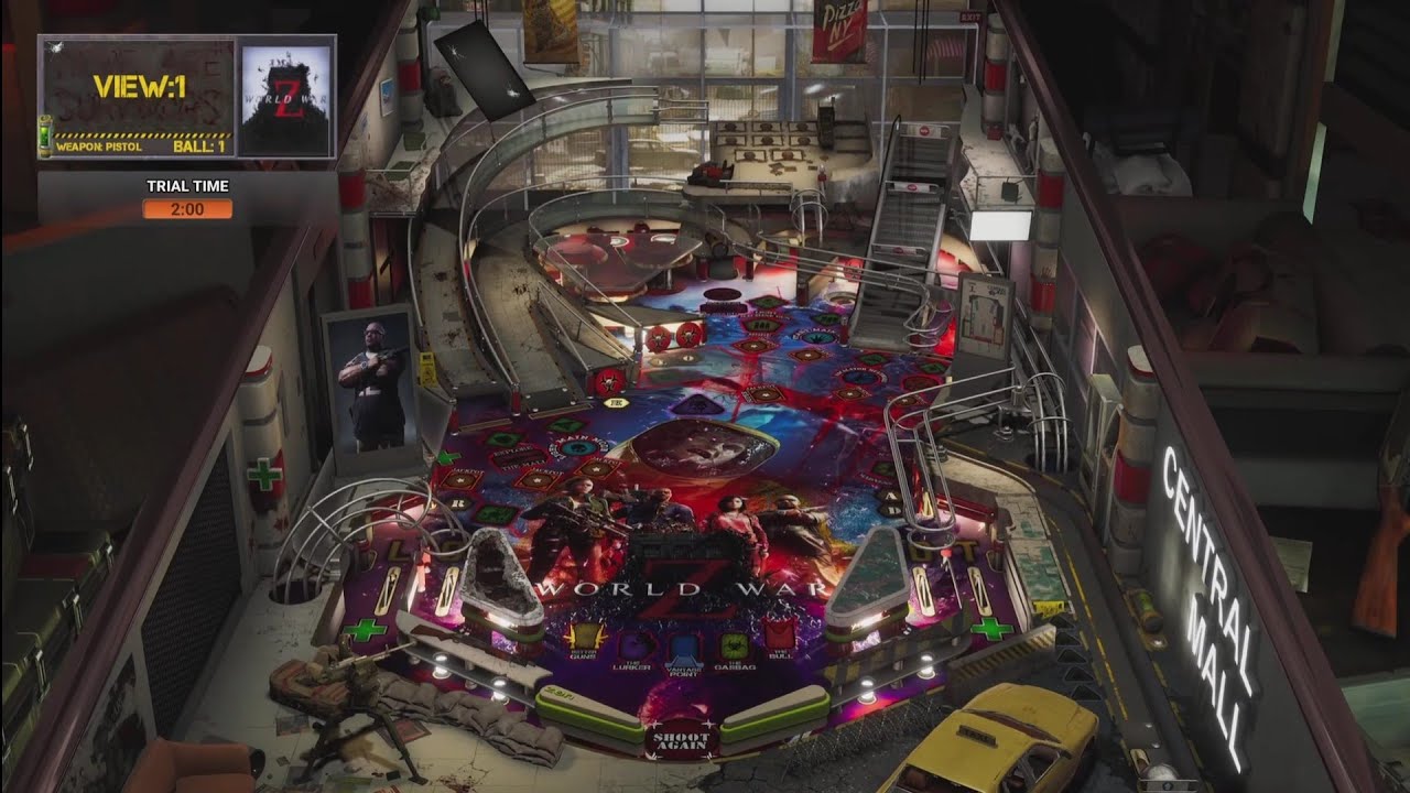 Pinball FX World War Z (trial) 1440p 60fps PS5 YouTube