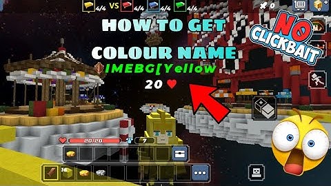 HOW TO GET COLOUR NAME IN BLOCKMANGO (No Clickbait)