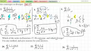 Math 1150 Section 10.4 The Comparison Test
