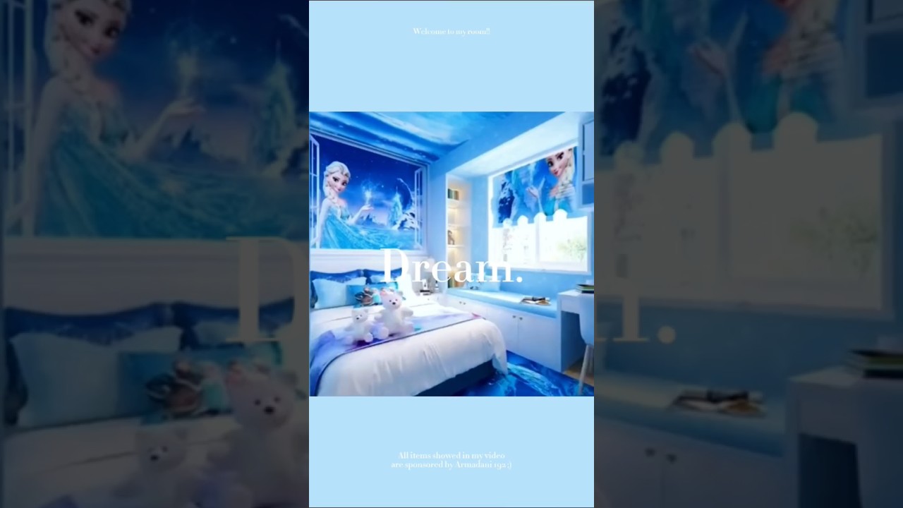 Frozen themed room design 