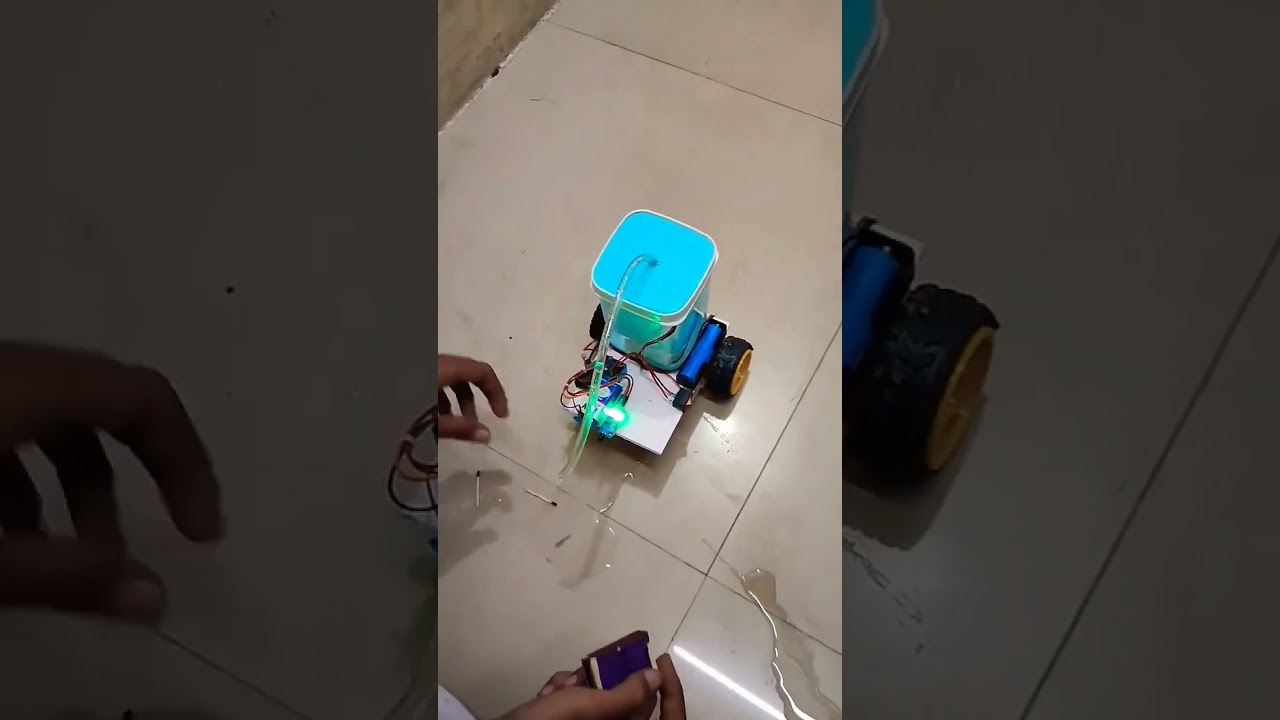 best fire fighting robot innovative school exhibition science project idea