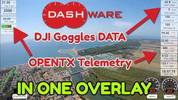 Dahsware - How to integrate DJI SRT &  Telemetry data into one Overlay