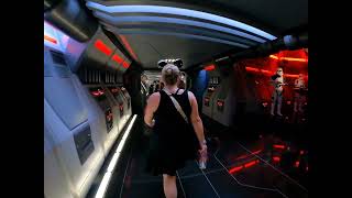 P.O.V Rise of the resistance ride at Star Wars: Galaxy's Edge