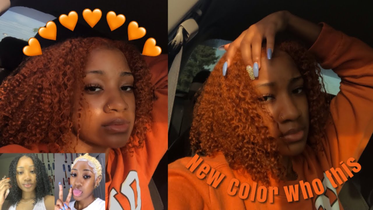 Dying My Hair Orange Wtf Ruththetruth Youtube
