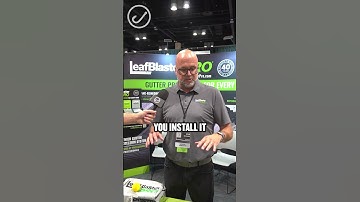 Do you use or install Gutter Guards? LeafBlaster PRO demo @ RoofCon #productdemo #roofing #roofers