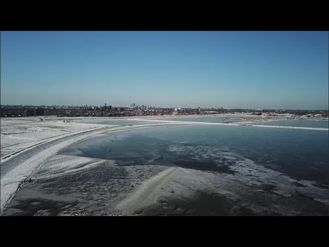 Nieuwe Driemanspolder en Leidschenveen in sneeuw