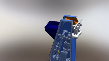 #Animation #Stepper Feeder With Hopper Assembly