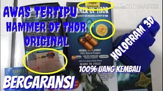 HAMMER OF THOR ASLI ITALY OBAT PEMBESAR ALAT VITAL PRIA | CIRI HAMMER OF THOR