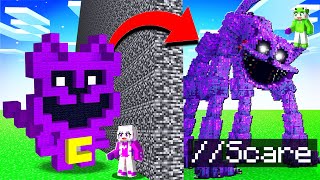 I Cheated with //SCARE in a POPPY PLAYTIME Minecraft Build Battle