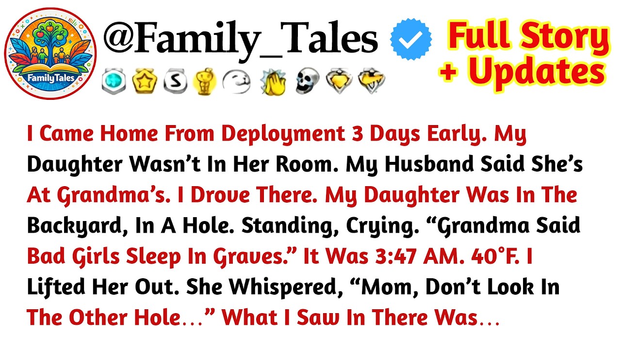 I Came Home From Deployment 3 Days Early… And Found My Daughter Standing In A Grave In Her