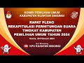 REKAPITULASI HASIL PEROLEHAN SUARA TINGKAT KAB. KUANTAN SINGINGI DALAM PEMILU TAHUN 2024