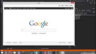 How to make a simple web browser in Visual Studio Wealth