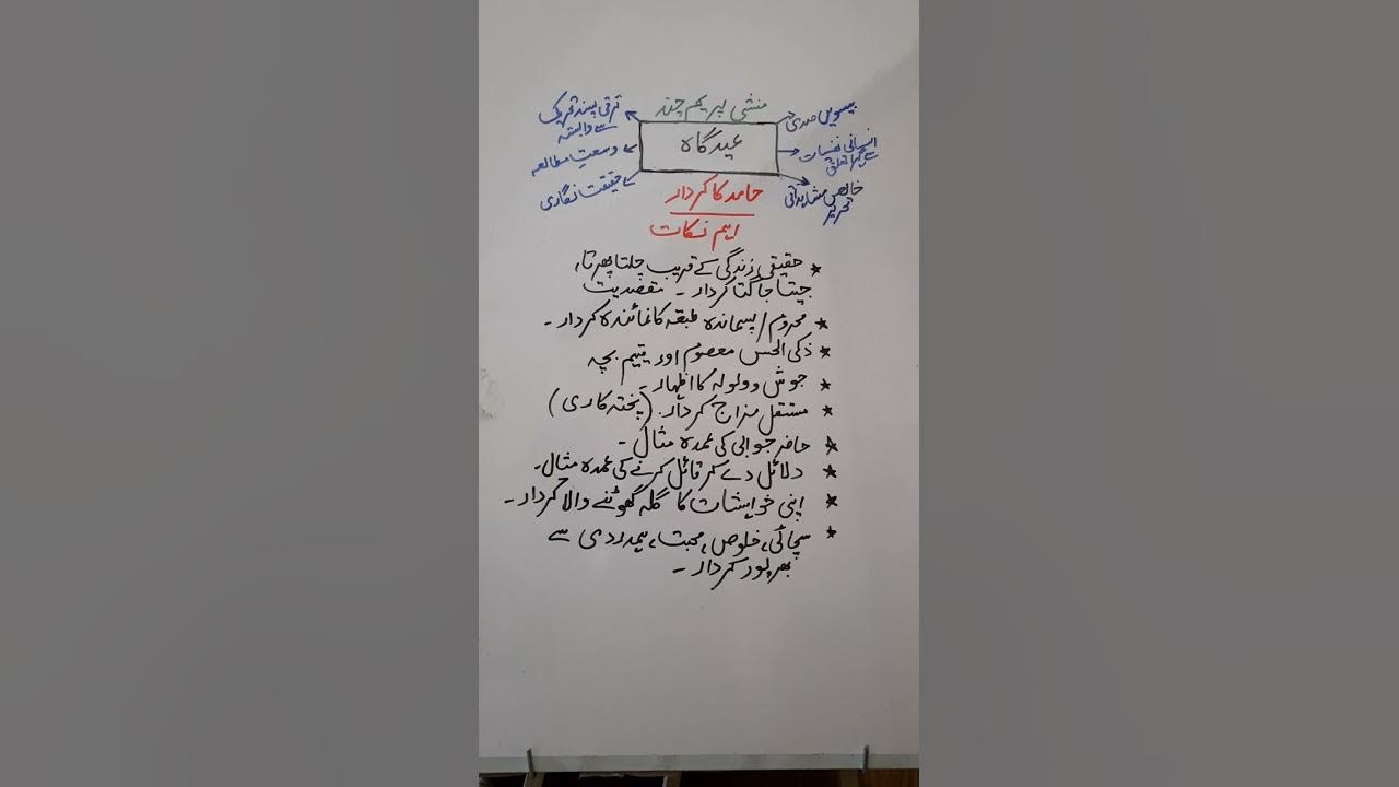 alevel-urdu-afsana-eidgah