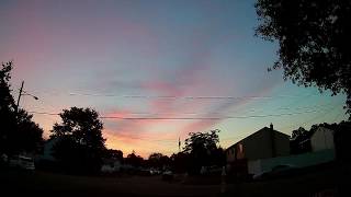 First try at a timelaps video.Summer Sunrise in New Jersey
