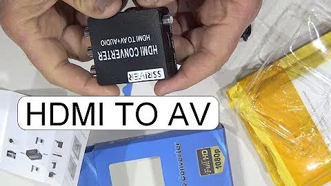 UNBOXING HDMI TO AV CONVERTER