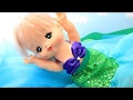 メルちゃんが人魚になっちゃった!!❤️ネネちゃん れなちゃん 夢 おねしょ アリエル おもしろい 楽しい おもちゃ アニメハウス♡animehouse