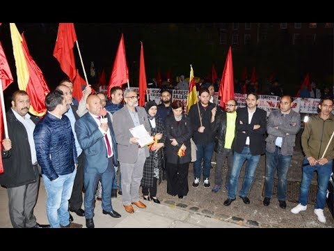 jknap uk is protesting outside the pakistan high commission london